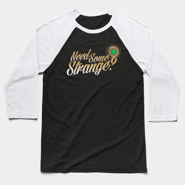 Strange Coin Baseball T-Shirt by STUFFnTHINGS